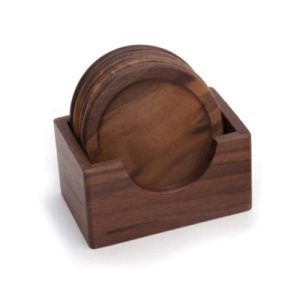 sous-verres en bois résistant