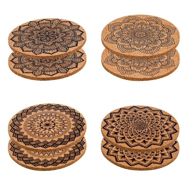 sous-verres en bois Tatoo