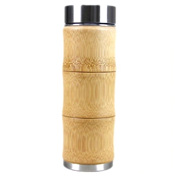 thermos en bambou naturel Voyage asiatique